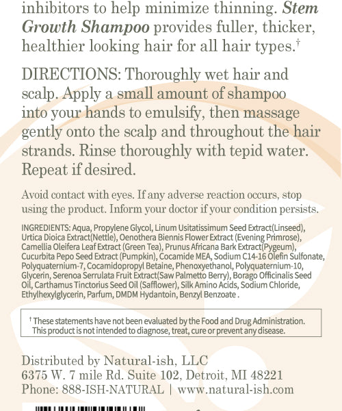 Natural-ish Stem Growth Shampoo